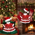 thumbnail image 5 of SUORE Christmas Porch Goose Outfits, Cute Winter Porch Goose Clothes, Seasons Costumes for 23" Plastic Goose Statue Patio Yard Garden Lawn Outdoor Decors, Christmas Outdoor Decor, 5 of 6
