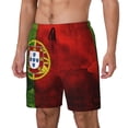 thumbnail image 5 of Mens Swim Trunks Portugal Portuguese Flag Quick Dry Board Shorts with Compression Liner, 5 of 6