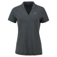 thumbnail image 2 of Women's Cutter & Buck Heather Black South Carolina Gamecocks  Forge Heathered Stretch Blade Top, 2 of 3