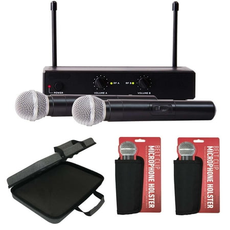 Professional Wireless 2 Channel Mic System with Case Package price history on PriceWatchPro
