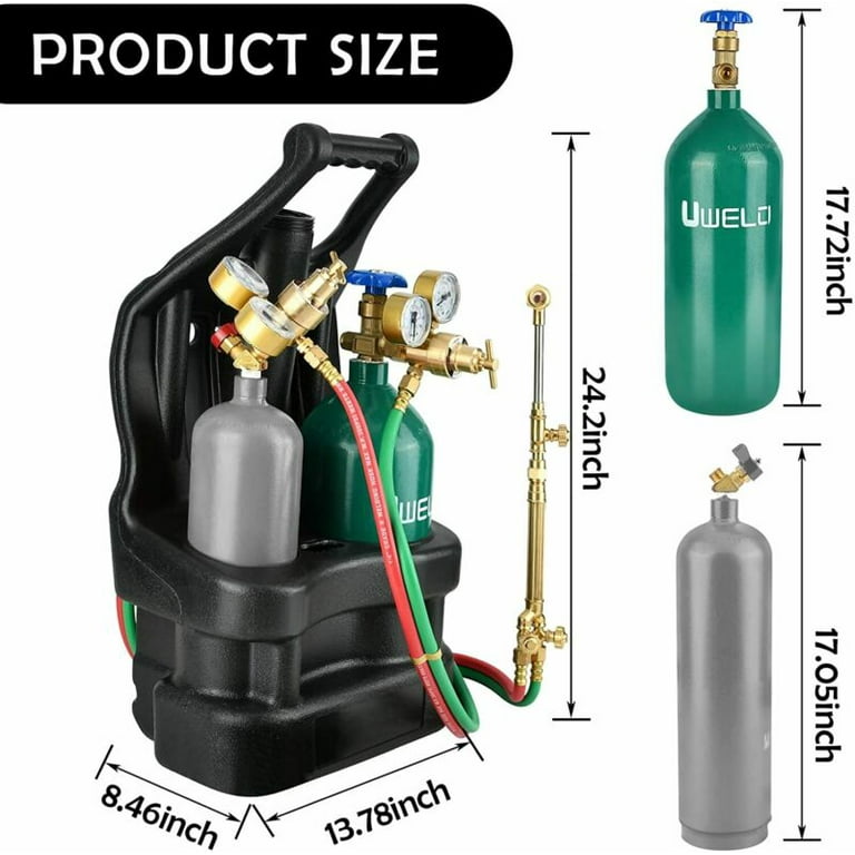 Lincoln Electric PortATorch Kit With Oxygen And Acetylene, 54 OFF