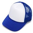 thumbnail image 2 of DALIX Infant Trucker Hat Baby Girls Boys Cap in Royal Blue/Neon Blue (2-Pack), 2 of 6