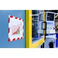 thumbnail image 3 of Durable DURAFRAME Security Magnetic Sign Holder, 8.5 x 11, Red/White Frame, 2/Pack CA1, 3 of 3