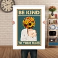 thumbnail image 4 of LOLUIS Be Kind To Your Mind Poster, Vintage Mental Health Awareness Posters, Therapy Counseling Wall Art Home Office Decor DS5, 4 of 7