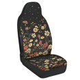thumbnail image 2 of POLERO Polyester Automobile Seats Protector Pad Mat for Automotive, Washable Interior Decor Car Seat Covers, Flowers Design, 2 of 12