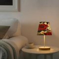thumbnail image 6 of YAZAOO Table Lamp Creative Red Rose Reverie Pattern Simple Pattern Night Light, 6 of 8