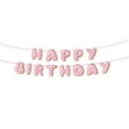 thumbnail image 6 of GUOOL 6xCake Toppers Wedding Decoration Birthday Party Decor Letter Banner 1pc, 6 of 9