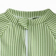 thumbnail image 6 of HCNTES Toddler Boys Rash Guard Swimsuit Funny Print Zipper Short Sleeve Bathing Suit Infant Bathing Suit Swimwear Beachwear Green,0-3 M, 6 of 8
