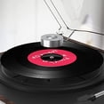 thumbnail image 4 of DIGITNOW Adaptador de 45 RPM, para tocadiscos de vinilo de 7 pulgadas y tocadiscos Technics, adaptador de cúpula de aluminio sólido 45 plateado, 4 of 5