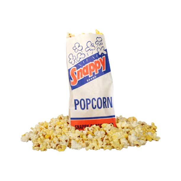 Snappy 1 Popcorn Sack 1000 Bags per Case 3 Pack