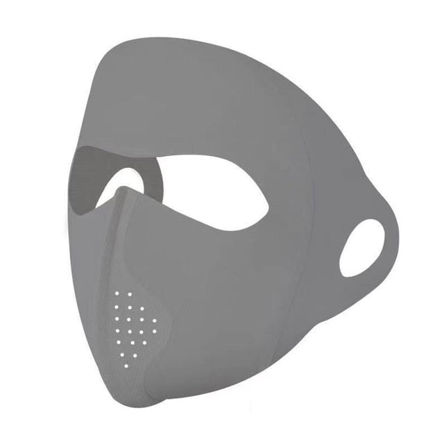 Facekini Sunscreen Mask for Women - Breathable Ice Silk, Anti-Ultraviolet, Full Face Protection