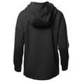 thumbnail image 3 of A2Y Women's Casual Kangaroo Pocket Zip Up Snap Button Sweatshirt Hoodie Jacket (S-3XL) Black M, 3 of 5