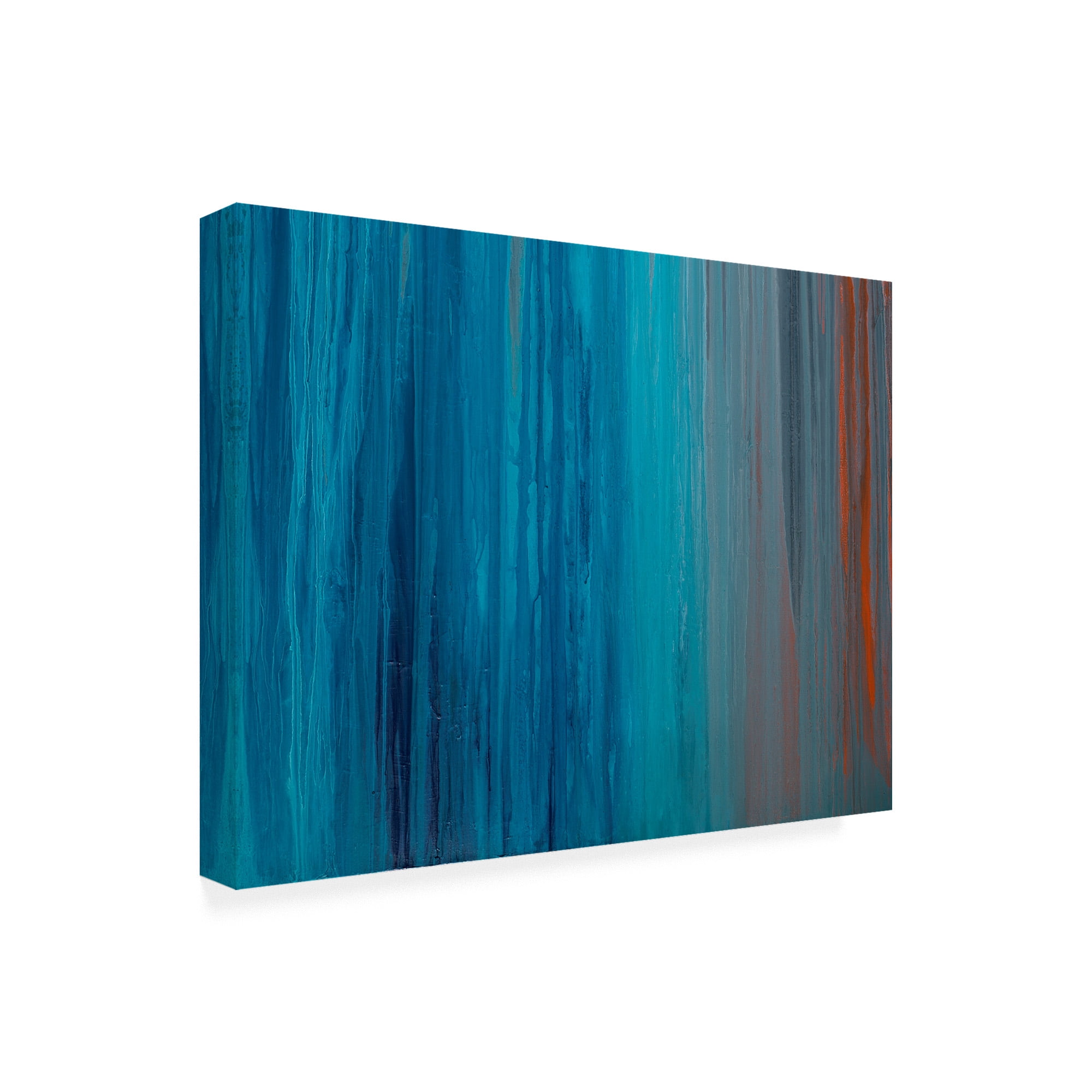 Trademark Fine Art 'Drenched in Teal II' Canvas Art by Teodora Guererra