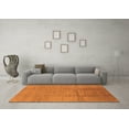 thumbnail image 3 of Ahgly Company Indoor Rectangle Solid Orange Modern Area Rugs, 2' x 4', 3 of 4
