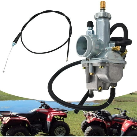EPOTOOR Carburetor & Throttle Cable Replacement for Bayou 220 250 KLF220 KLF250A