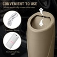 thumbnail image 6 of Car Trash Can Bin with Lid - Car Garbage Can Cup Holder - Beige Mini Leakproof Vehicle Trash Garbage Can Bin with 30pcs Trash Bags-Car Organizers and Storage for Front Back Seat Accessories, 6 of 7