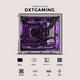thumbnail image 5 of Gabinete Gamer DXTGAMING Titan T7 Micro Torre Micro ATX 3 FAN USB-C Cristal Templado ARGB Metalico plateado, 5 of 6