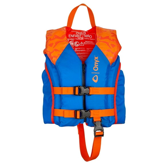 Onyx Outdoor 121000-200-001-21 Onyx Shoal All Adventure Child Paddle & Water Sports Life Jacket - Orange