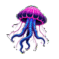 thumbnail image 6 of Dreamy Jellyfish Theme Stickers, Waterproof Jellyfish Theme Sticker for Water Bottle Laptop Phone Cases Planner Skateboard Luggage Helmet Party Favor Decor, Ideal for Adults Teens Teacher Rewards, 6 of 9