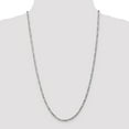 thumbnail image 2 of 14K White Gold necklace Figaro chain Flat 20 in 3 mm, 2 of 5