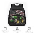 thumbnail image 5 of Aplkyhs American Flag Tractor Backpack for Students 9-18 School Bookbag Lightweight Water Resistant for Teens Daily Use, 5 of 6