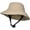 Khaki, variant on Sun Hat, Surf Hat, Polyester and Nylon Waterproof Bucket Hats with Chin Straps are Designed for Both Men and Women Who Enjoy Water Sports, Fits Head Circumference 21.6-23.5 Inch, Navy Blue