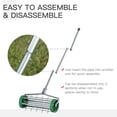 thumbnail image 4 of Outsunny Manual Lawn Aerator with Adjustable Handle, 4 of 8
