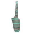thumbnail image 1 of Sac de Rangement pour Tapis de Yoga, Sac Fourre-Tout Design Léger Pliable Multifonction pour Gym Rayures Bleues, Rayures Vertes, 1 of 8