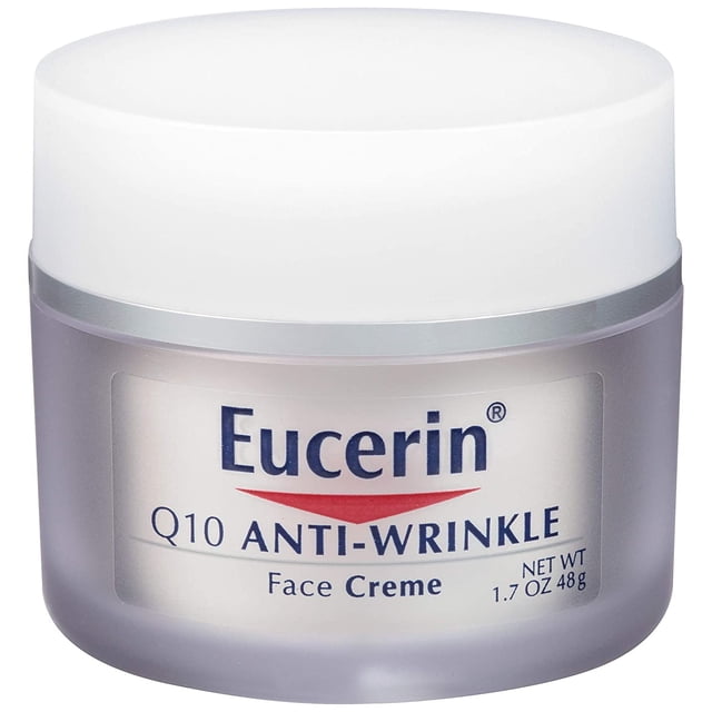 Crema facial hidratante Eucerin Sensitive Skin Q10 50 ml x4