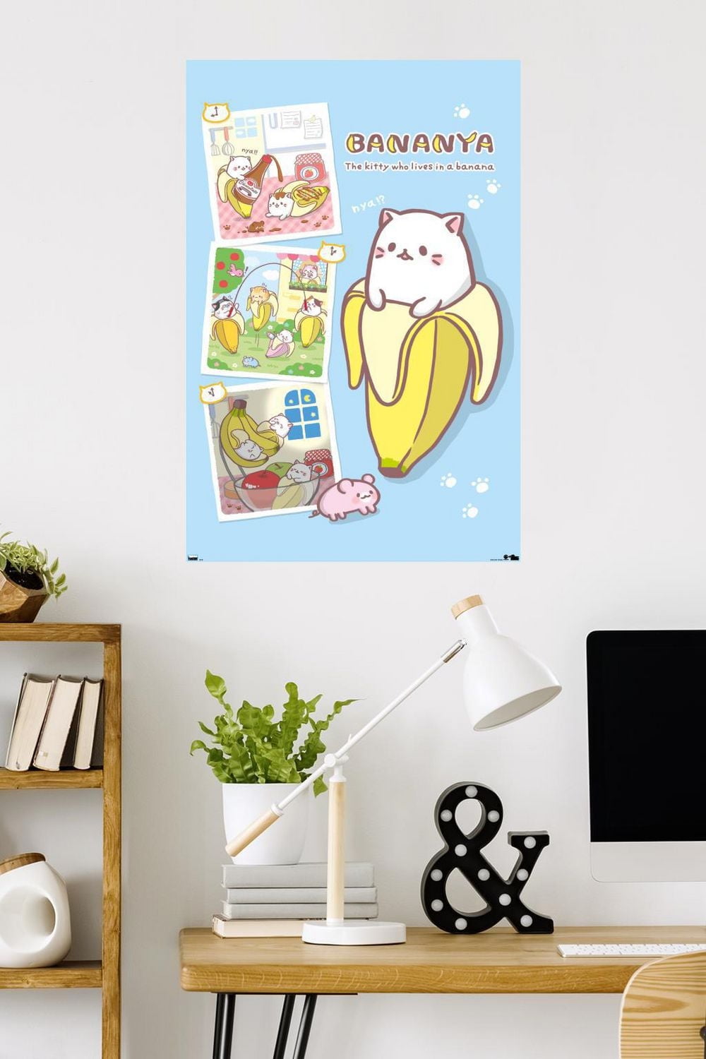 Bananya - Collage Wall Poster, 22.375" x 34"