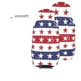 thumbnail image 5 of ZNDUO Red White Stars Usa Flag Patriotic Pattern Car Seat Covers, Breathable Polyester Universal Seat Covers for Cars, 2PCS Car Seat Covers Front Seats Only, 5 of 8
