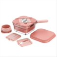 thumbnail image 3 of Vegetable Cutter with Drain Basket,Kitchen Sink Pink, 3 of 5