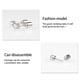 thumbnail image 3 of Guardurnaity 1/2 par LED Grow Light Up Acero inoxidable Dance Christmas Studs Earring Ropa, zapatos y accesorios Miscelánea violeta 2.2*0.7 cm Guardurnaity PS1123-05, 3 of 6