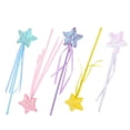 thumbnail image 6 of PLJFXXM Crystal Metal Star Fairy Wand with Ribbon for Girls Halloween Decorations(5Pcs), 6 of 9
