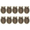 thumbnail image 1 of EeaseMX Bandeja colgante ovalada duradera de los accesorios de la joyería de 50pcs DIY para el estudio casero, 1 of 7