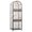 Bronze, variant on 35 Bottle Wrought Iron Wine Rack Cabinet with Lock for Home Bar - Floor Standing Wine Storage