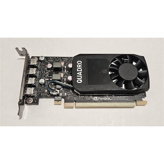 Restored NVIDIA Quadro P620 2GB GDDR5 Workstation Graphics Card, 4 Mini DisplayPort (Refurbished)