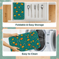 thumbnail image 4 of Printed Dish Drying Mats for Kitchen Counter 2 Pack Absorbent Reversible Drying Mats Microfiber Kitchen Countertop Protector Dishes Drying Pad Extra Large 18"x24" Dish Mat(Floral), 4 of 8