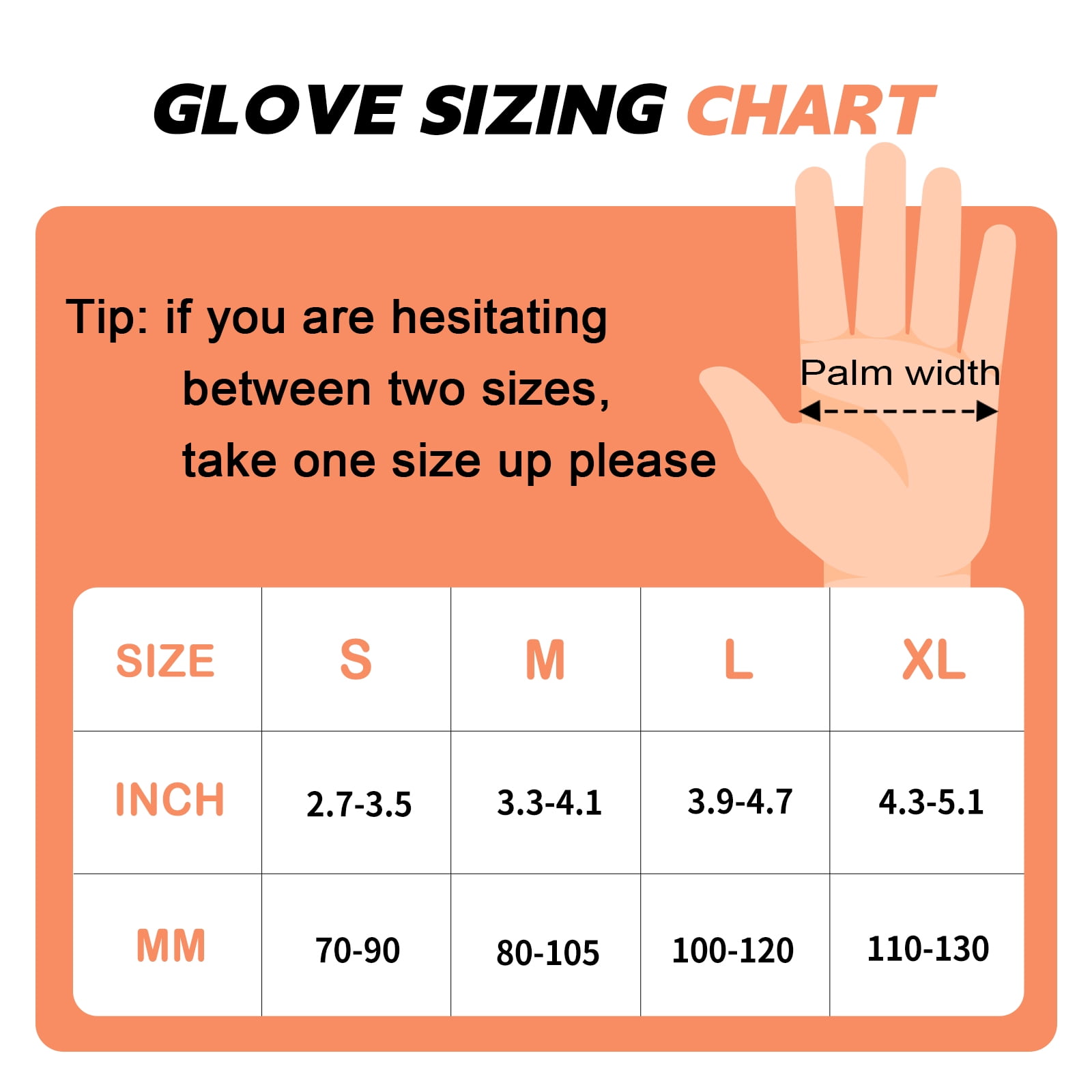 FINITEX Nitrile Disposable Gloves, Orange, Latex-Free, Powder-Free, XL, 1000 Count
