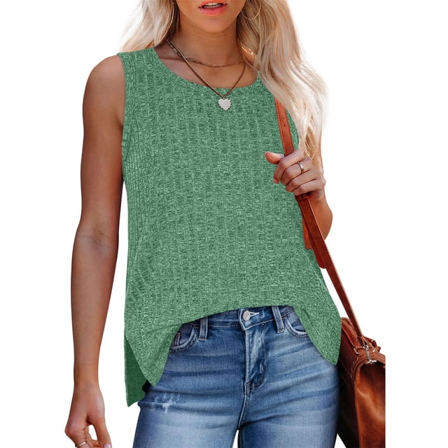 LSLJS T-Shirts de Mode pour Femmes, Col Rond Décontracté, Manches 3/4, Coupe Ample, T-Shirt Mignon, Haut pour Dames, Débardeurs pour Femmes