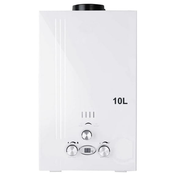 10L Hot LPG Water Heater 2.6 GPM Propane Gas Bath House Tankless Boiler Digital