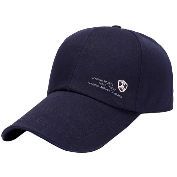 ZQUUVOU Women's Letter Embroidered Baseball Cap Adjustable Hat for Casual Sporty Low Profile Dad Hats Unisex Cotton Cap Navy