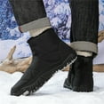 thumbnail image 6 of YOURDIARY Mens Womens Winter Warm Faux Fur Lined Snow Boots Zero Drop Wide Toe Box Waterproof Barefoot Shoes Hike Walking Outdoor Footwear, 6 of 8