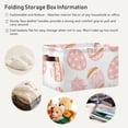 thumbnail image 6 of Coolnut Colored Easter Eggs Storage Bins Foldable Canvas Fabric Storage Basket with Handles for Organizing, Large Storage Baskets for Shelves Closet Decor Gifts, 6 of 7