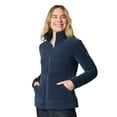 thumbnail image 2 of Free Country Women's Luxe Pile Jacket Navy L, 2 of 6