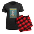 thumbnail image 5 of CafePress - Wheaten Irish Soda Bread Women's Dark Pajamas - Women's Short Sleeve Print T-Shirt and Pants Dark Cotton Pajama Set, 5 of 7