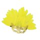 thumbnail image 1 of Máscara de plumas artificiales de media cara, accesorio de moda para fiesta de disfraces de cosplay Oro, 1 of 8