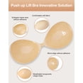 thumbnail image 7 of Virsidi Sticky Bras Push Up 2 Pairs,Strapless Adhesive Bra for Backless Dress with Reusable Nipple Covers, 7 of 7