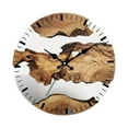 thumbnail image 3 of Reloj de pared para dormitorio, reloj de pared decorativo de arte simple, reloj de pared silencioso para el hogar, la oficina, la sala de estar y el Estilo A, 3 of 9