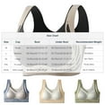 thumbnail image 3 of SELONE Seamless Bras for Women Lift Up Support Bra Wide Strap T-Shirt Bralettes Breathable Color Blocked Comfortable Underwear, 3 of 4